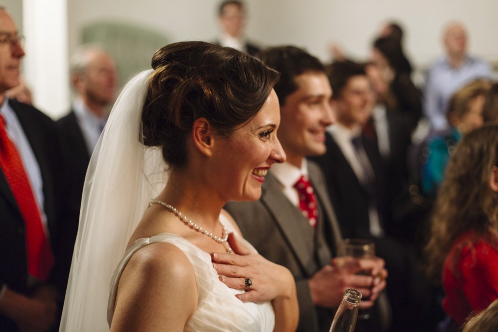 Bride and Groom enjoying the show